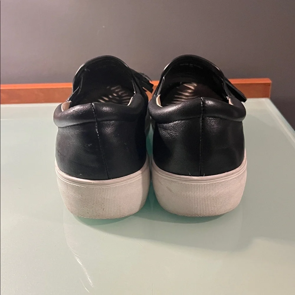 J slides Aztec leather loafer sneakers